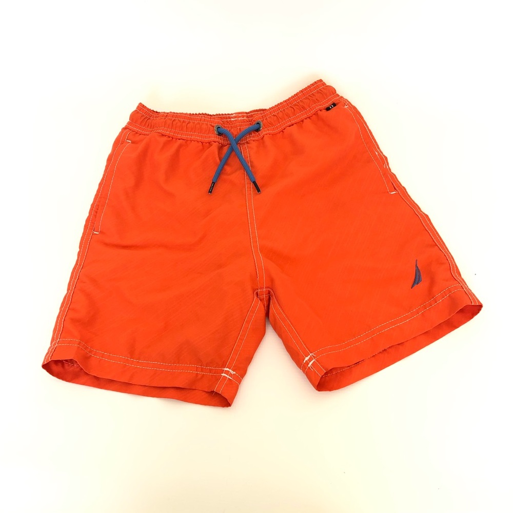 Boys Nautica Orange Swimming Shorts/Trunks Size 8